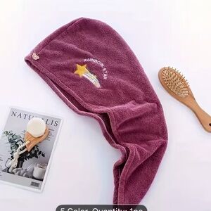 NWT Burgundy Microfibre Hair Wrap